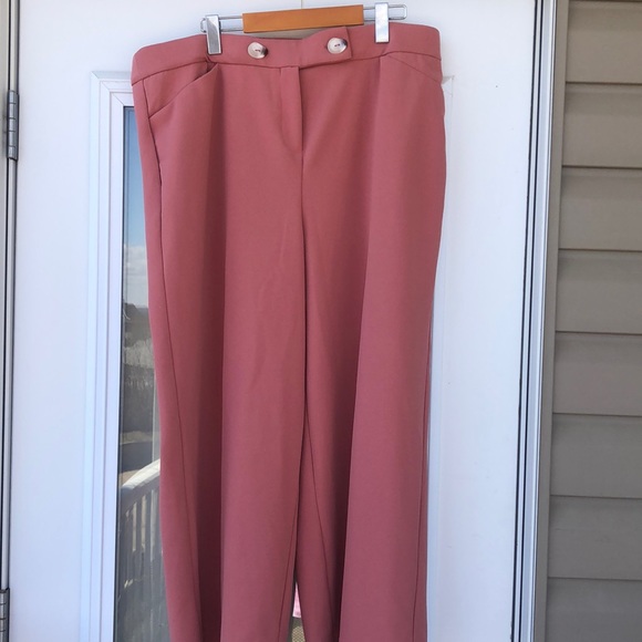ADDITION ELLE • 🌷Pink Wide-leg Pants - Picture 1 of 5